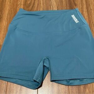Blue Gymshark Legging Shorts
